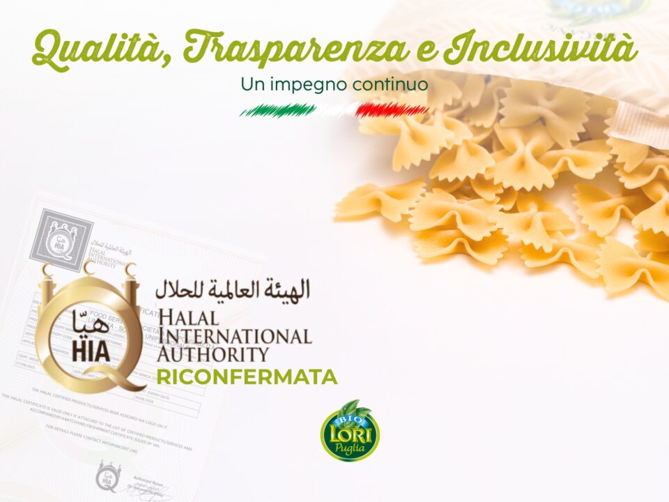 pasta certificata Halal