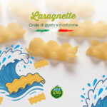 Lasagnette biologiche: onde di gusto e tradizione