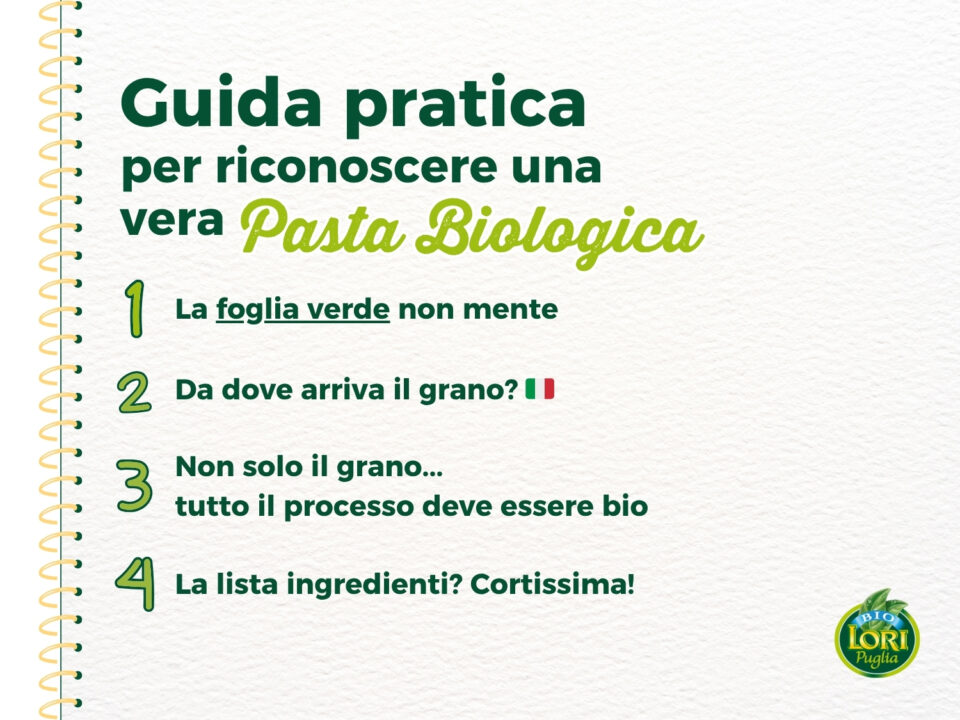 come riconoscere una pasta biologica